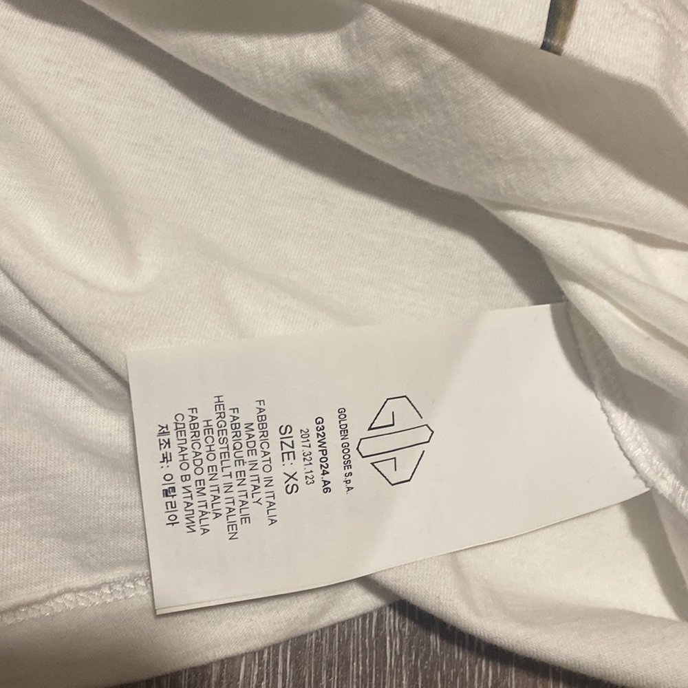 Golden Goose Cotton Printed tee xs - Picture 4 of 5